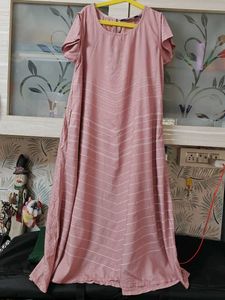 Dust Pink Printed Kurta