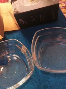 2 Pc Square Bowl