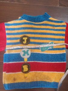 Colorful Striped Knit Sweater