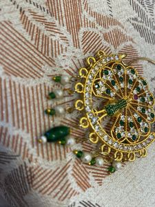 Exquisite Peacock Design Nose Pin