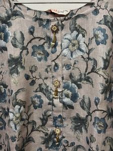 Stylish Floral Print Kurta