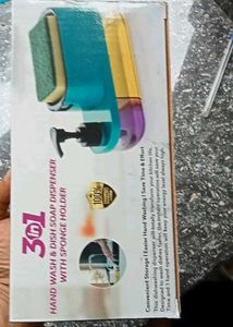 3-in-1 Soap Dispenser with Sponge Holder
