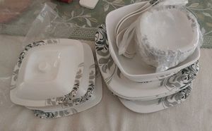 Stylish Square Dinnerware Set(melamine)