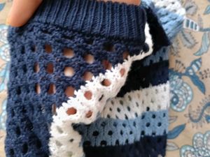 striped knit crop top