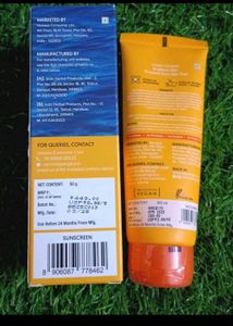 Aqualogica Vitamin C Sunscreen &amp; Face Wash