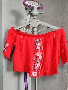 Sexy Off Shoulder Crop Top