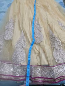 Off Shoulder Stylish Wedding Lehenga In Xl Size
