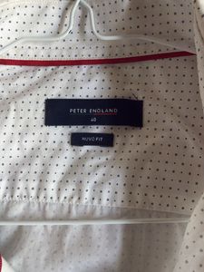Peter England white formal shirt