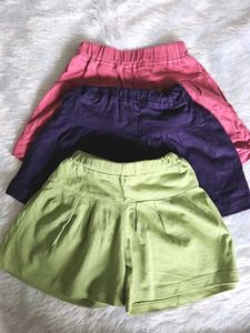 Bundle of 3 LuvLap 6-12 Month Baby Girl Shorts