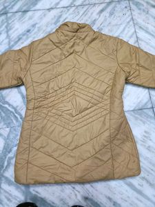 Tan Quilted Padded Jacket