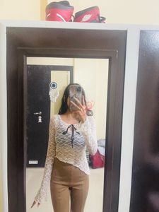 Newme Lace Asymmetric Top