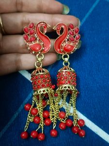 Red New Earrings