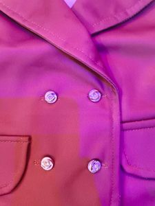 inner is not available Girls Rust Pink Party Wear