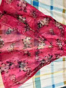 Stunning Pink Floral kurti