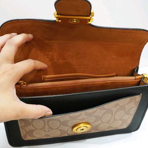 coach tabby with box black