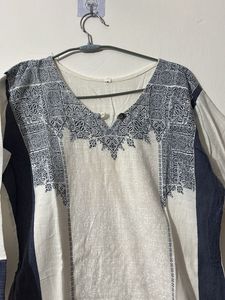 Stylish Printed Cotton Kurta