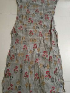 Elegant Floral Print Kurti