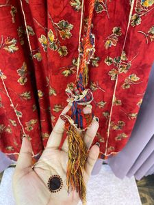 Elegant Red Floral Kurta