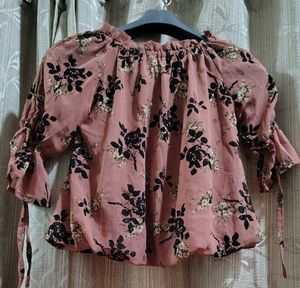 Floral Off-Shoulder Blouse
