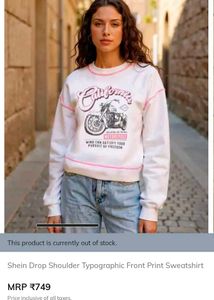 California Motorcycle Graphic Sweatshirt