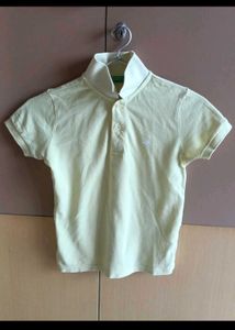 United Colors of Benetton Yellow Polo Shirt