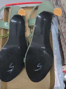 New Kitten Heels Sage Green