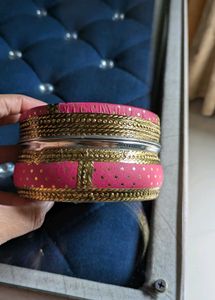 Pink &amp; Gold Decorative Trinket Box