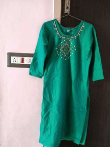Peacock 🦚 Green Kurti