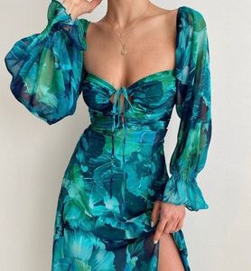 Stunning Floral Print Maxi Dress