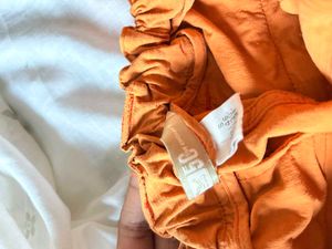 Orange Cargo Pants