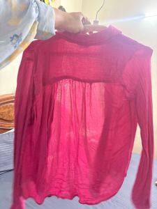 Vibrant Pink Cotton Kurta