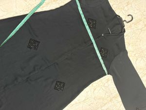 🎉Elegant Black Abaya with Embellishments