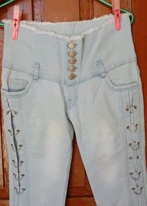 Stylish Light Blue Denim Jeans