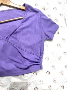 Women's Sexy V-Neck  Crop Top