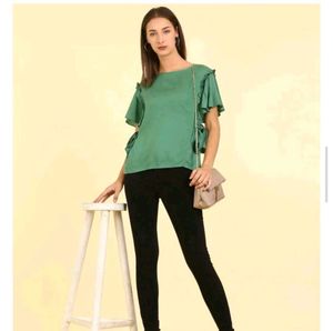 beutiful combo 3 top Off-Shoulder Ruffle To