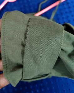 Olive Green Belted Crop Top