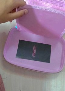 black pink lovers pouch for school