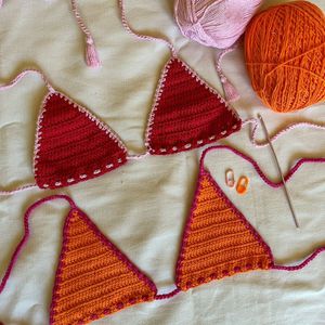 Handmade Crochet Bikini Tops
