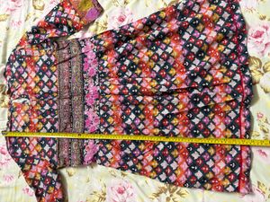Boho Floral Print Kurti