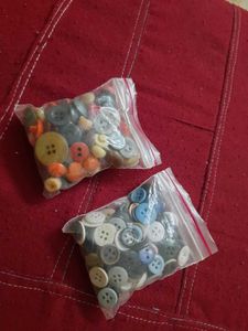 Assorted Craft Buttons - 100 in each pack
