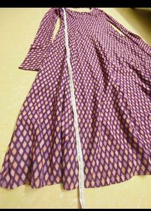 💥Purple Patterned Long Sleeve Dress💥