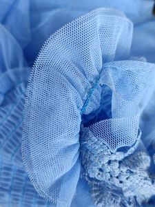 Blue Net Dress ( Women)