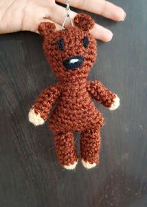 Cute mr and mrs bean Keychain Set