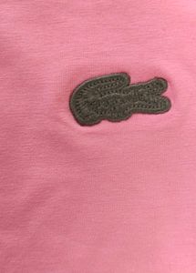 Lacoste Pink Crew Neck T-Shirt