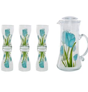 🆕Tulip Garden 7 Pcs Pitcher Set