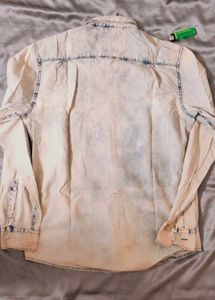 Allen Solly Acid Wash Denim Shirt