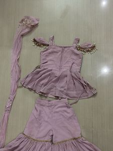 Stunning Ethnic Sharara Set for Girls