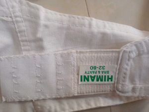 White Cotton Bra - Pack of 4