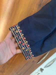 Beautiful Navy Blue Kurta Set