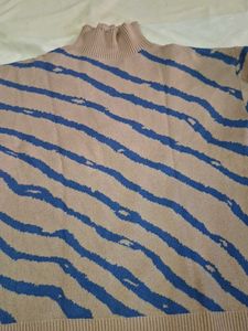 Striped Turtleneck Sweater